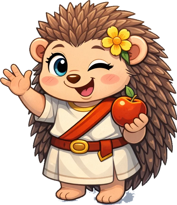 Hallie, a hedgehog scientist